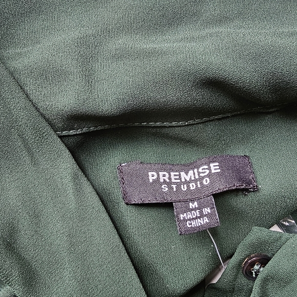 Premise Studio Button Down Long Sleeves Blouse - Picture 5 of 6